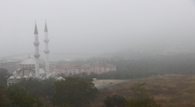 Tekirdağ’da sis etkili oldu