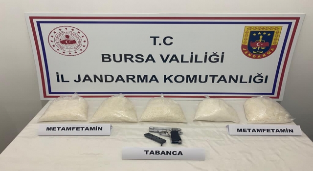 Bursa’da 5 kilogram metamfetamin ele geçirildi