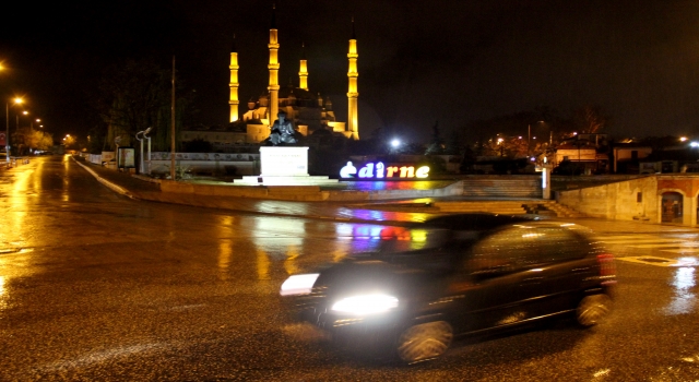 Edirne’de sağanak