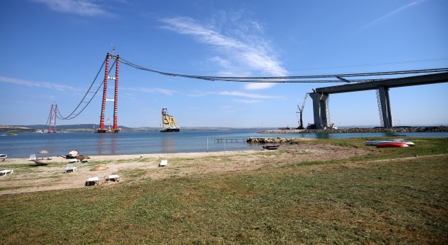 Çanakkale Boğazı, köprü çalışmaları nedeniyle transit gemi geçişlerine tek yönlü kapatıldı