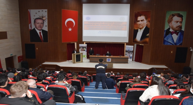 NKÜ’de ”Kadına Yönelik Şiddetle Mücadele” semineri düzenlendi