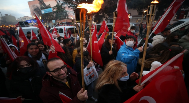 Çanakkale’de fener alayı düzenlendi