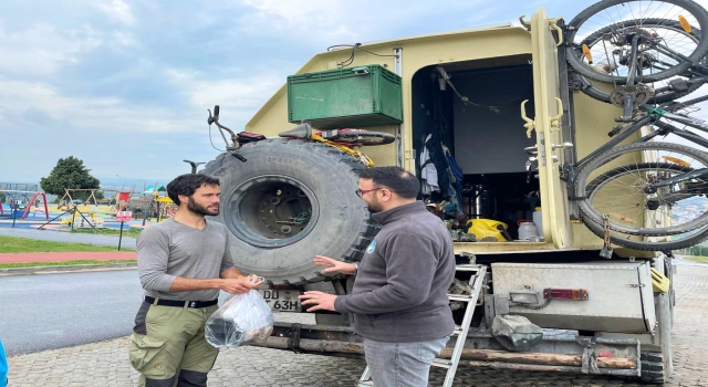 Dünya turunda hastalık nedeniyle mola veren Alman aileye Sakarya Büyükşehir Belediyesi yardım etti