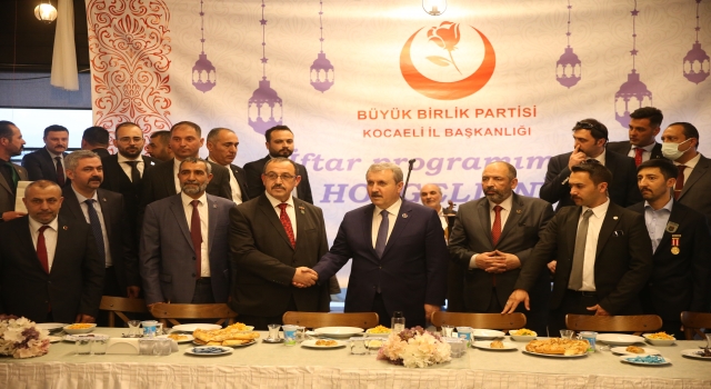 BBP Genel Başkanı Destici, Kocaeli’de iftar programında konuştu: