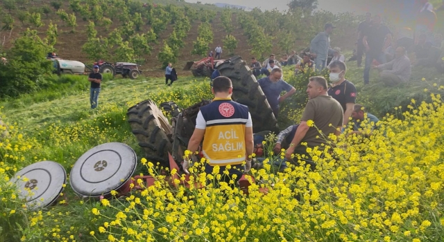 Bursa’da devrilen traktörün altında kalan kişi öldü