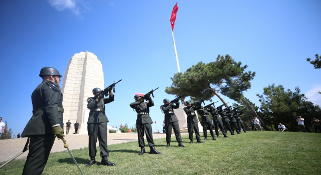 Tarihi Gelibolu Yarımadası’nda Anafartalar Zaferi’nin 107’nci yıl dönümü etkinliği düzenlendi