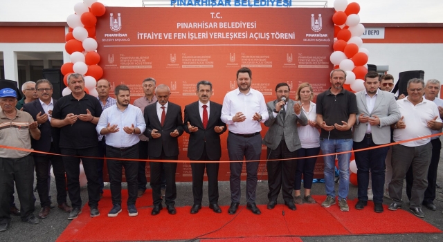 Pınarhisar’da itfaiye ve fen işleri yerleşkesi açıldı