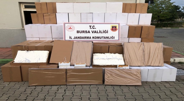 Bursa’da kaçak tütün operasyonunda 3 kişi yakalandı