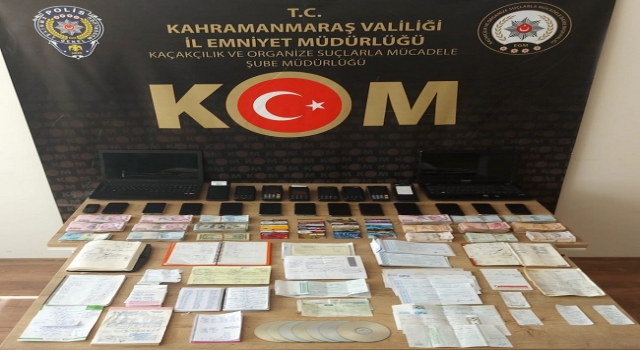 Kahramanmaraş merkezli 3 ilde ”POS tefeciliği” operasyonunda 26 şüpheli yakalandı