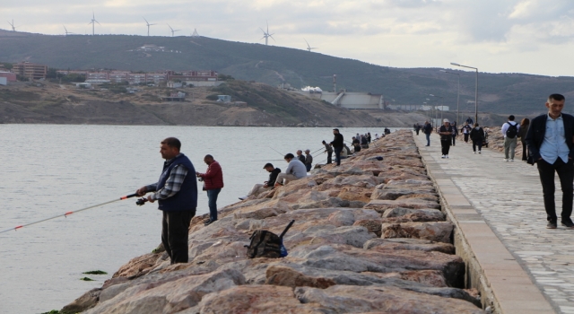 Bandırma’da palamut bolluğu olta balıkçılarını sevindirdi