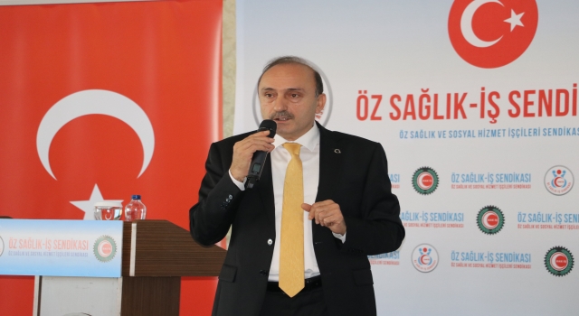 Öz Sağlıkİş Sendikası Genel Başkanı Sert Tekirdağ’da konuştu: 