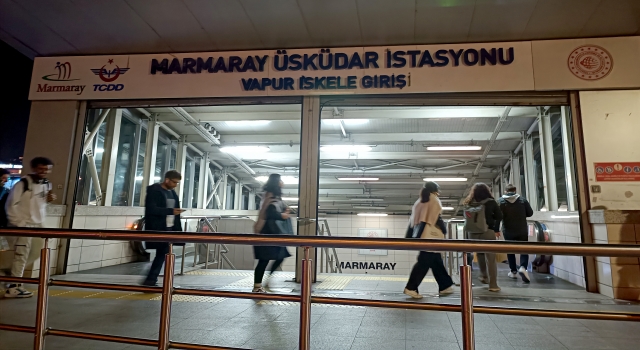 Marmaray’da seferler normale döndü