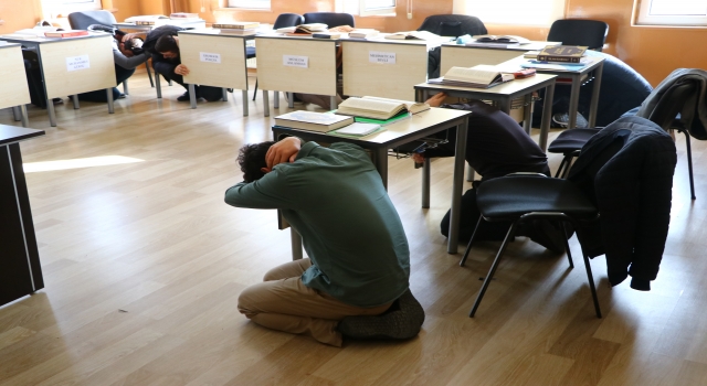 Trakya’da AFAD ve Diyanet İşleri Başkanlığı işbirliğinde deprem tatbikatları yapıldı