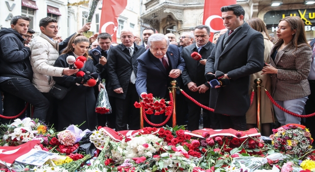 TBMM Başkanvekili Adan, terör saldırısının yaşandığı İstiklal Caddesi’nde açıklamada bulundu: