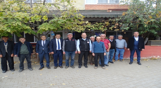 Tekirdağ Tarım ve Orman Müdürü Öcal, çiftçilerle bir araya geldi 