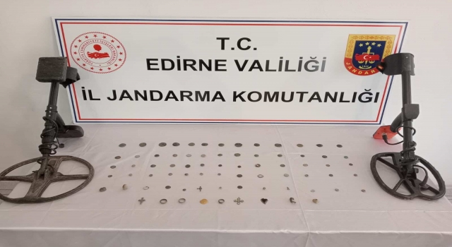 Edirne’de tarihi eser kaçakçılığı operasyonunda 1 kişi gözaltına alındı