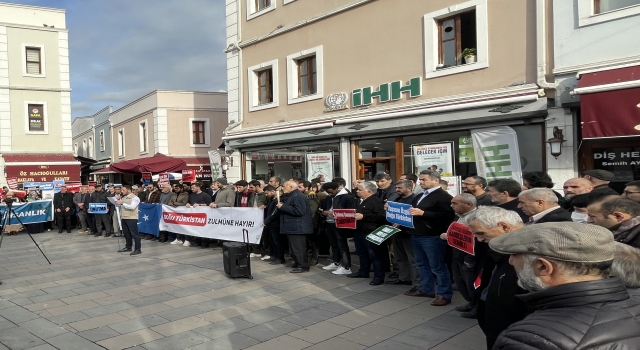 Çin’in Sincan Uygur Özerk Bölgesi politikaları Sakarya ve Bolu’da protesto edildi