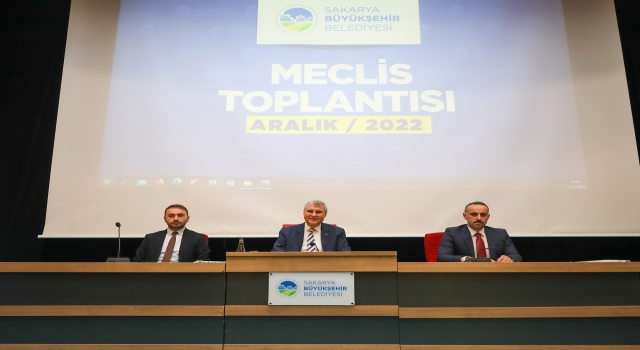 Sakarya Büyükşehir aralık ayı meclis toplantısı yapıldı