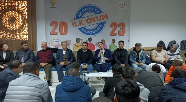 Edirne’de ”İlk Oyum Erdoğan’a İlk Oyum AK Parti’ye” programı düzenlendi