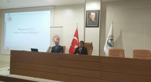 Edirne Ticaret Müdürlüğünce ”fiyat denetimi eğitimi” verildi