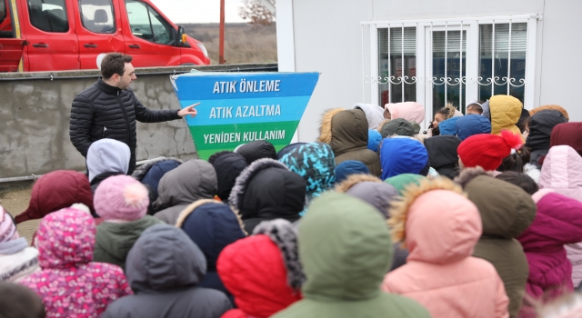 Kapaklı’da ilkokul öğrencilerine ”Sıfır Atık” eğitimi verildi