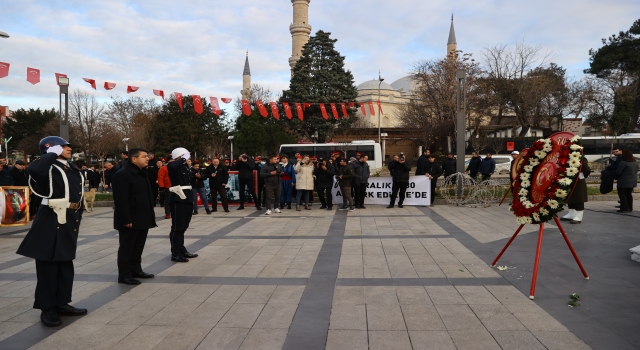 Atatürk’ün Edirne’ye gelişinin 92. yıl dönümü törenle kutlandı