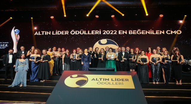 Türkiye’nin ”En Beğenilen CMO Altın Liderleri” ödüllerine kavuştu