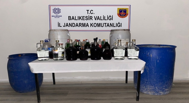 Balıkesir’de sahte içki operasyonlarında 12 şüpheli yakalandı