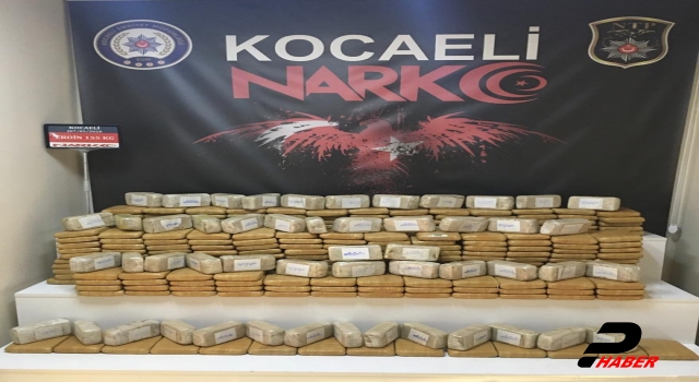 Kocaeli'de düzenlenen uyuşturucu operasyonunda 155 kilogram eroin ele geçirildi