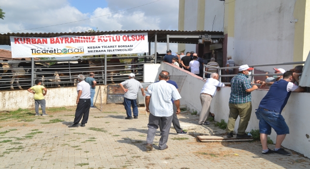 Keşan’da bayramda 486 büyükbaş, 172 küçükbaş kurban kesildi