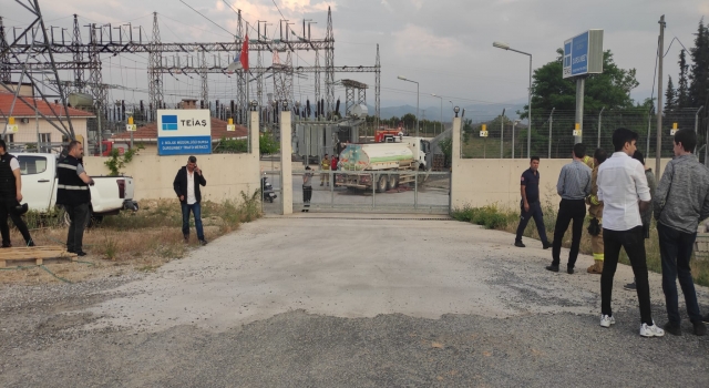 Balıkesir’de trafo hattında çıkan yangın söndürüldü