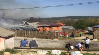 Bolu’da bir evde çıkan yangın çevredeki evlere sıçradı