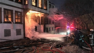 Bursa’da kullanılmayan binada çıkan yangın söndürüldü