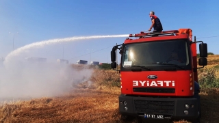 Gelibolu’da çıkan anız yangını söndürüldü