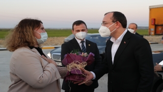 Ticaret Bakanı Mehmet Muş, İpsala Gümrük Kapısı’nda incelemelerde bulundu: