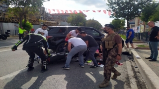 Edirne’de ciple çarpışan motosiklet sürücüsü yaralandı