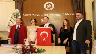 Edirne’de bazı çiftler evlenmek için ”22.02.2022” tarihini tercih etti