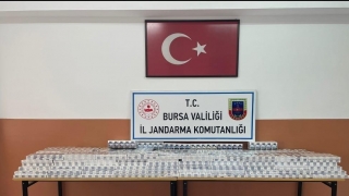 Bursa’da kaçak sigara ele geçirildi