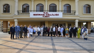 Edirne Valisi Kırbıyık, kadın kooperatiflerinin başkanlarıyla bir araya geldi