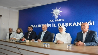 AK Parti Genel Başkan Yardımcısı İleri, partisinin Balıkesir il başkanlığını ziyaret etti: