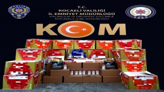 Kocaeli’de kaçak alkol ve sigara operasyonlarında 6 kişi gözaltına alındı