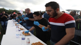 Bursa Gastronomi Festivali’nde ”Baklava Yeme Yarışması” düzenlendi