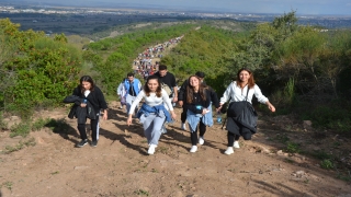 Biga’da doğa yürüyüşü yapıldı