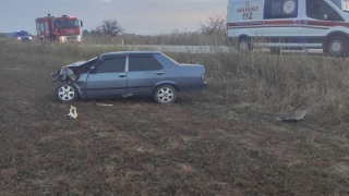 Tekirdağ’da traktör ile otomobilin çarpışması sonucu 1 kişi öldü