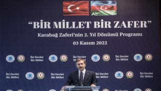 İletişim Başkanı Altun,”Bir Millet Bir Zafer, Karabağ Zaferi’nin 2. Yıl Dönümü Programı”nda konuştu: