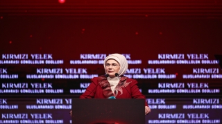 Emine Erdoğan, ”Uluslararası Kırmızı Yelek Gönüllülük Ödül Töreni”nde konuştu: