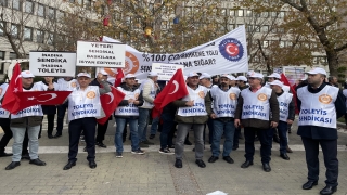 KASDAŞ çalışanları, Kadıköy Belediyesini protesto etti