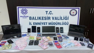 Balıkesir merkezli sahte ilanla dolandırıcılık operasyonunda 31 gözaltı