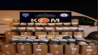 Kocaeli’de 1 ton kaçak tütün ele geçirildi