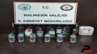 Balıkesir'de sahte içki operasyonunda 2 kişi tutuklandı